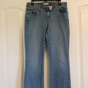 Levi's Curvy Fit Boot Leg Denim Blue Jeans Size 12